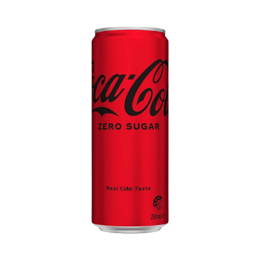 Coca-Cola Zero Soft Drink Mini Can 250ml - The Box Bunch
